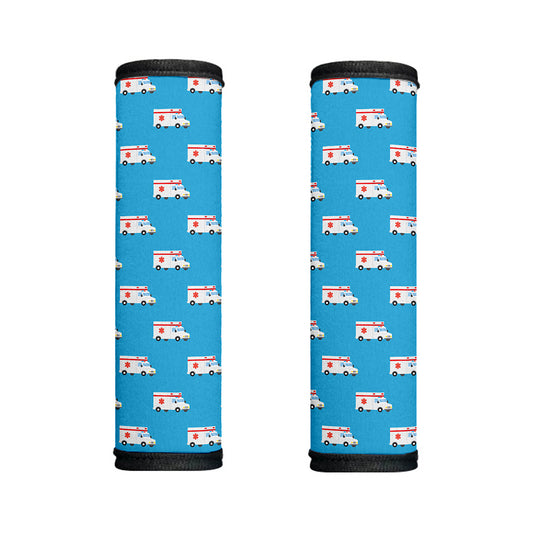 Ambulance Paramedic Car Pattern Print Handle Covers