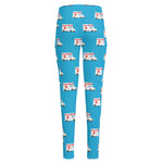 Ambulance Paramedic Car Pattern Print High-Waisted Pocket Leggings