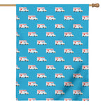 Ambulance Paramedic Car Pattern Print House Flag