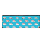 Ambulance Paramedic Car Pattern Print Long Kitchen Mat