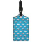 Ambulance Paramedic Car Pattern Print Luggage Tag