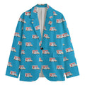 Ambulance Paramedic Car Pattern Print Men's Blazer