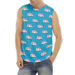 Ambulance Paramedic Car Pattern Print Men's Fitness Tank Top