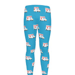 Ambulance Paramedic Car Pattern Print Men's leggings