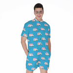 Ambulance Paramedic Car Pattern Print Men's Rompers