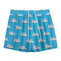 Ambulance Paramedic Car Pattern Print Mesh Shorts