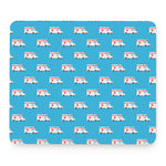 Ambulance Paramedic Car Pattern Print Mouse Pad