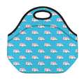 Ambulance Paramedic Car Pattern Print Neoprene Lunch Bag