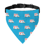 Ambulance Paramedic Car Pattern Print Over The Collar Dog Bandana