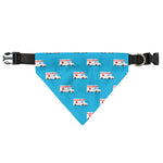 Ambulance Paramedic Car Pattern Print Over The Collar Dog Bandana