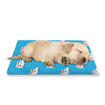 Ambulance Paramedic Car Pattern Print Pet Cooling Mat Cover