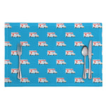 Ambulance Paramedic Car Pattern Print Placemat