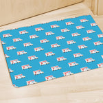 Ambulance Paramedic Car Pattern Print Polyester Doormat