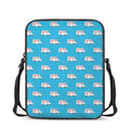 Ambulance Paramedic Car Pattern Print Rectangular Crossbody Bag