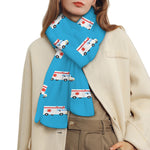 Ambulance Paramedic Car Pattern Print Scarf