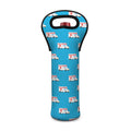 Ambulance Paramedic Car Pattern Print Single Neoprene Wine Tote