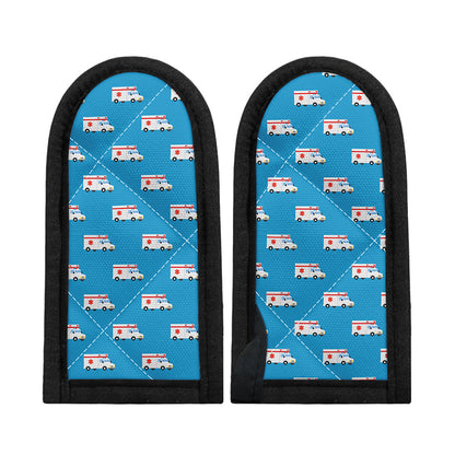 Ambulance Paramedic Car Pattern Print Skillet Handle Cover