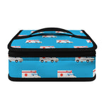 Ambulance Paramedic Car Pattern Print Small Lunch Bag