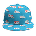 Ambulance Paramedic Car Pattern Print Snapback Cap