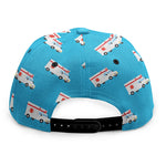 Ambulance Paramedic Car Pattern Print Snapback Cap