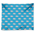 Ambulance Paramedic Car Pattern Print Tapestry
