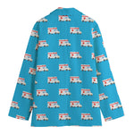 Ambulance Paramedic Car Pattern Print Women's Blazer
