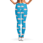 Ambulance Paramedic Car Pattern Print Women's Leggings