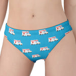Ambulance Paramedic Car Pattern Print Women's Panties
