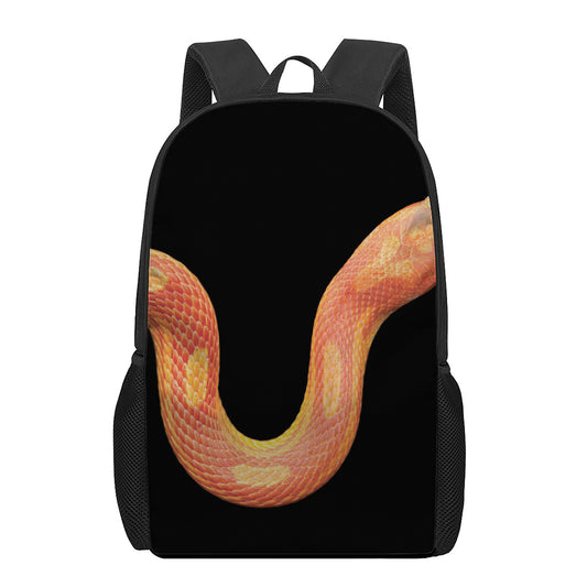 Amel Motley Corn Snake Print 17 Inch Backpack