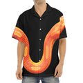 Amel Motley Corn Snake Print Aloha Shirt
