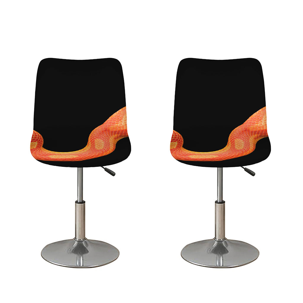 Amel Motley Corn Snake Print Bar Stool Covers