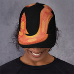 Amel Motley Corn Snake Print Baseball Cap