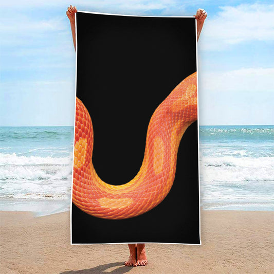 Amel Motley Corn Snake Print Beach Towel