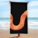 Amel Motley Corn Snake Print Beach Towel