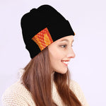 Amel Motley Corn Snake Print Beanie