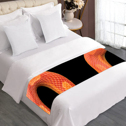 Amel Motley Corn Snake Print Bed Runner