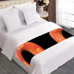 Amel Motley Corn Snake Print Bed Runner