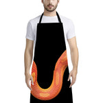 Amel Motley Corn Snake Print Bib Apron With Pocket