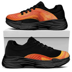 Amel Motley Corn Snake Print Black Chunky Shoes