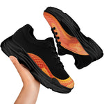 Amel Motley Corn Snake Print Black Chunky Shoes