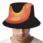 Amel Motley Corn Snake Print Bucket Hat