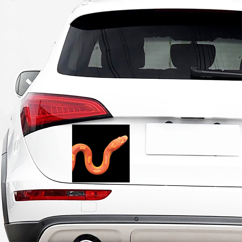 Amel Motley Corn Snake Print Car Sticker