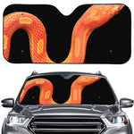 Amel Motley Corn Snake Print Car Windshield Sun Shade