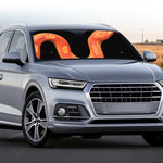 Amel Motley Corn Snake Print Car Windshield Sun Shade