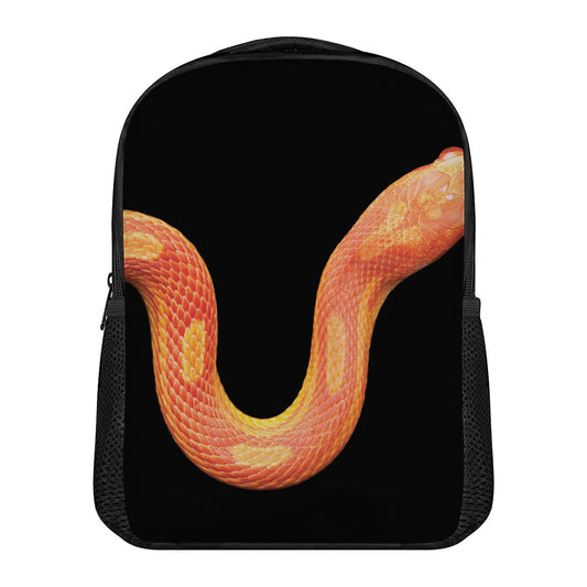 Amel Motley Corn Snake Print Casual Backpack