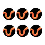 Amel Motley Corn Snake Print Coaster Set