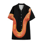 Amel Motley Corn Snake Print Cotton Hawaiian Shirt