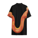 Amel Motley Corn Snake Print Cotton Hawaiian Shirt