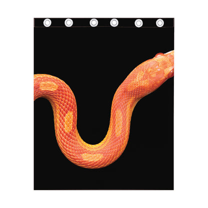 Amel Motley Corn Snake Print Curtain