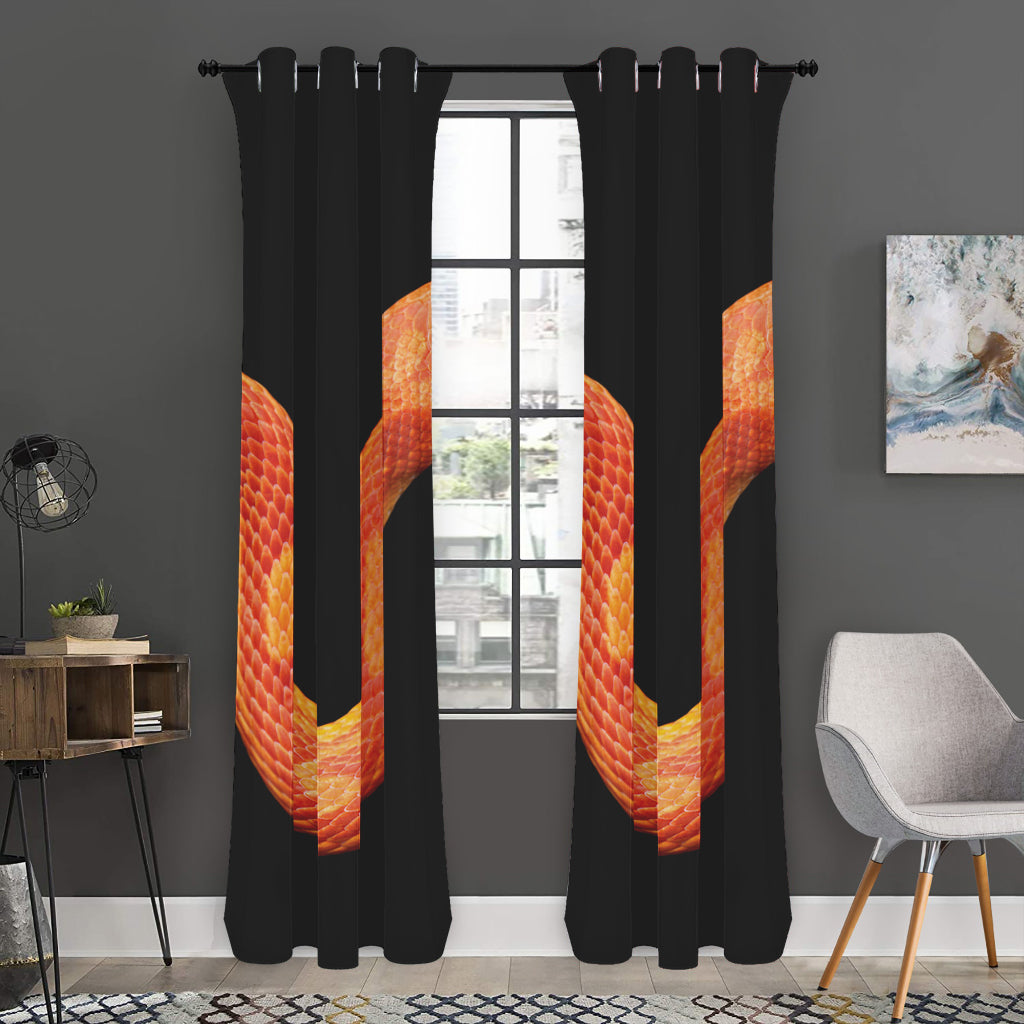 Amel Motley Corn Snake Print Curtain